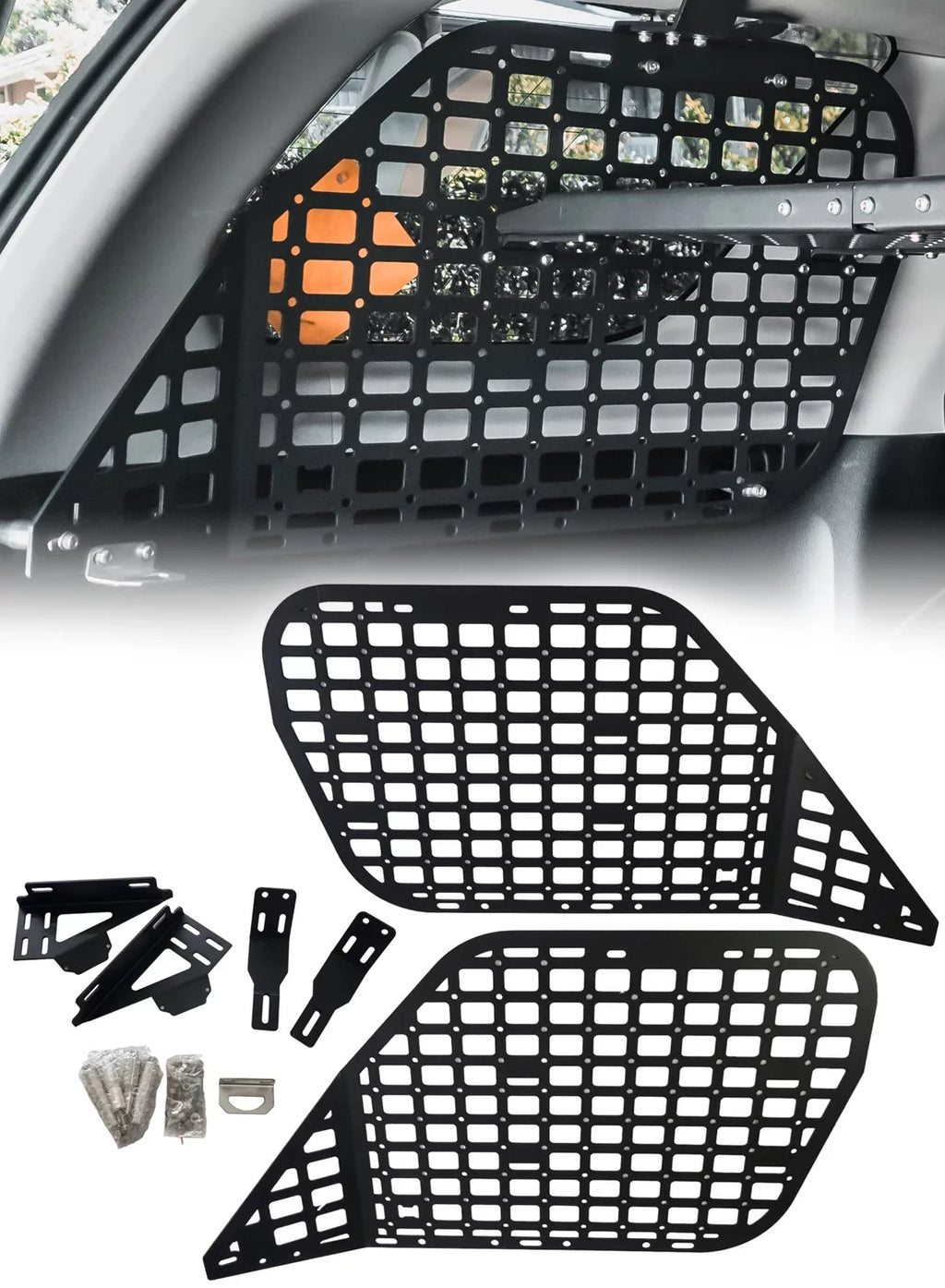 2010-2023 BAKOD Panel Storage Shelf Window 4Runner for Black Molle Toyota MSW100