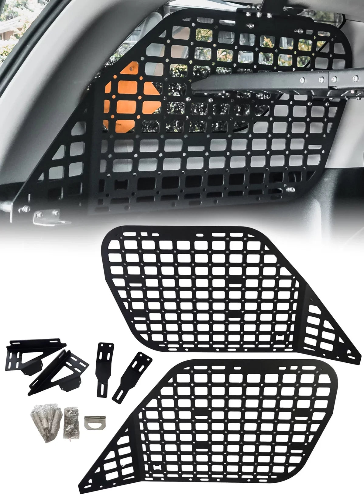 2010-2023 BAKOD Panel Storage Shelf Window 4Runner for Black Molle Toyota MSW100