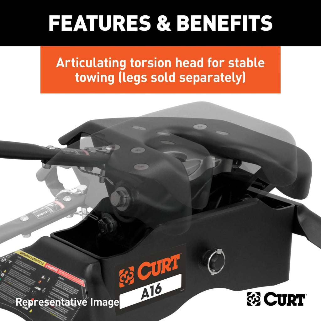 Head Q16 5th CURT Hitch Wheel