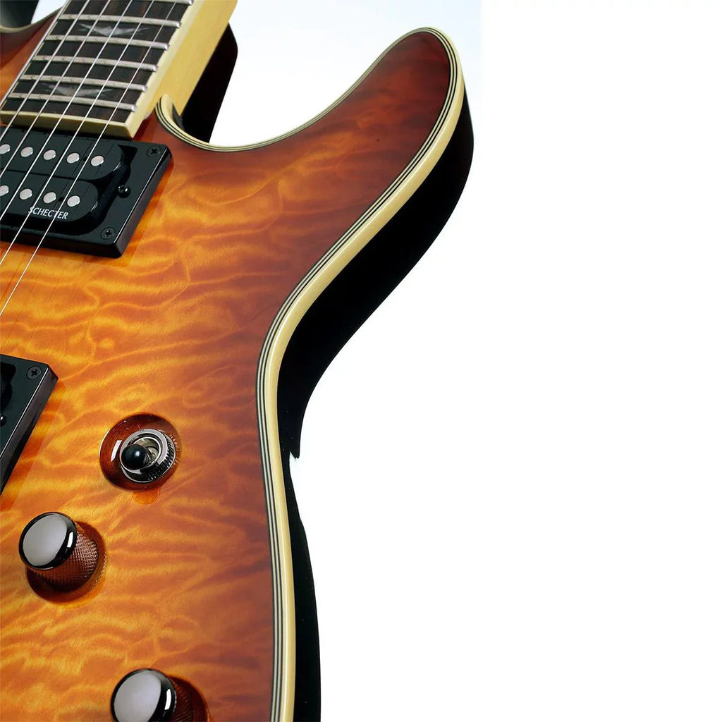 Sunburst) Extreme-6 (Vintage Omen Electric Guitar Schecter