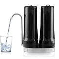 and Easy Filter, Chlorine Bad Filter Filter, Install Up of Faucet Reduces and Taste Water Heavy Metals, Dual to Mineral Water 99% Water pH Countertop - - Carbon Black Alkaline