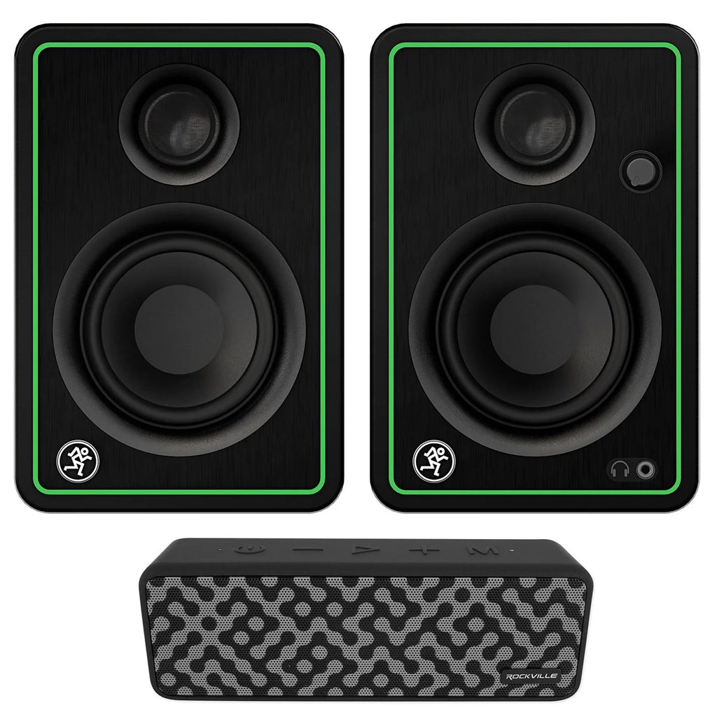 3" 50w Studio Bluetooth Speaker Bluetooth Mackie CR3-XBT Monitors Reference 2) +