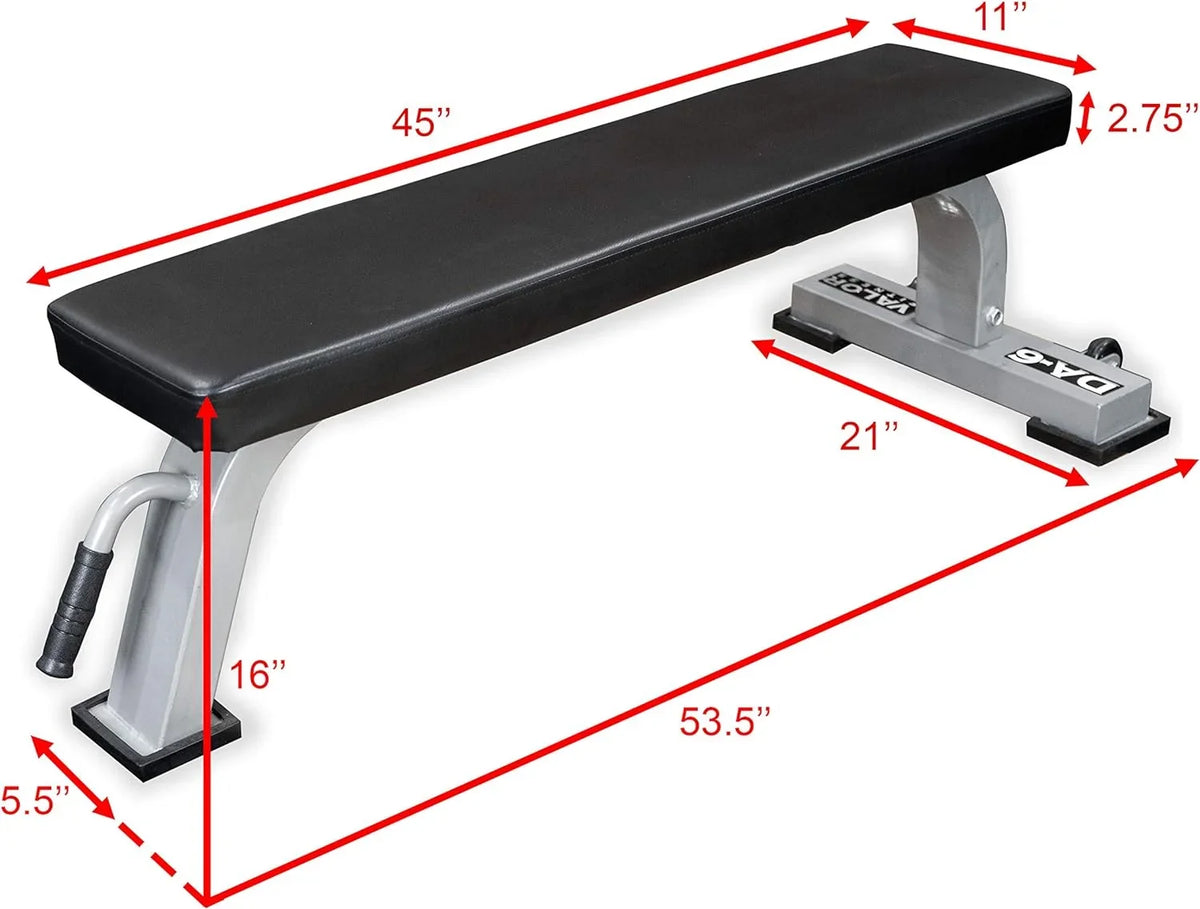 Steel Great Home Solid Bench Benches Weight High Or Bench - Flat For - With And Frame Gym Flat Padding Density Workout