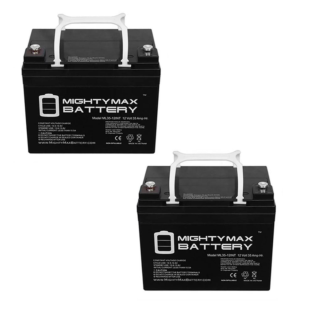 '- Battery 2 for 35AH OD4575 Generac INT Pack 12V Replacement SLA