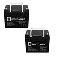 '- Battery 2 for 35AH OD4575 Generac INT Pack 12V Replacement SLA