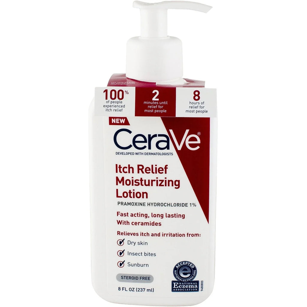 CeraVe Lotion Itch 8 oz Relief Moisturizing -