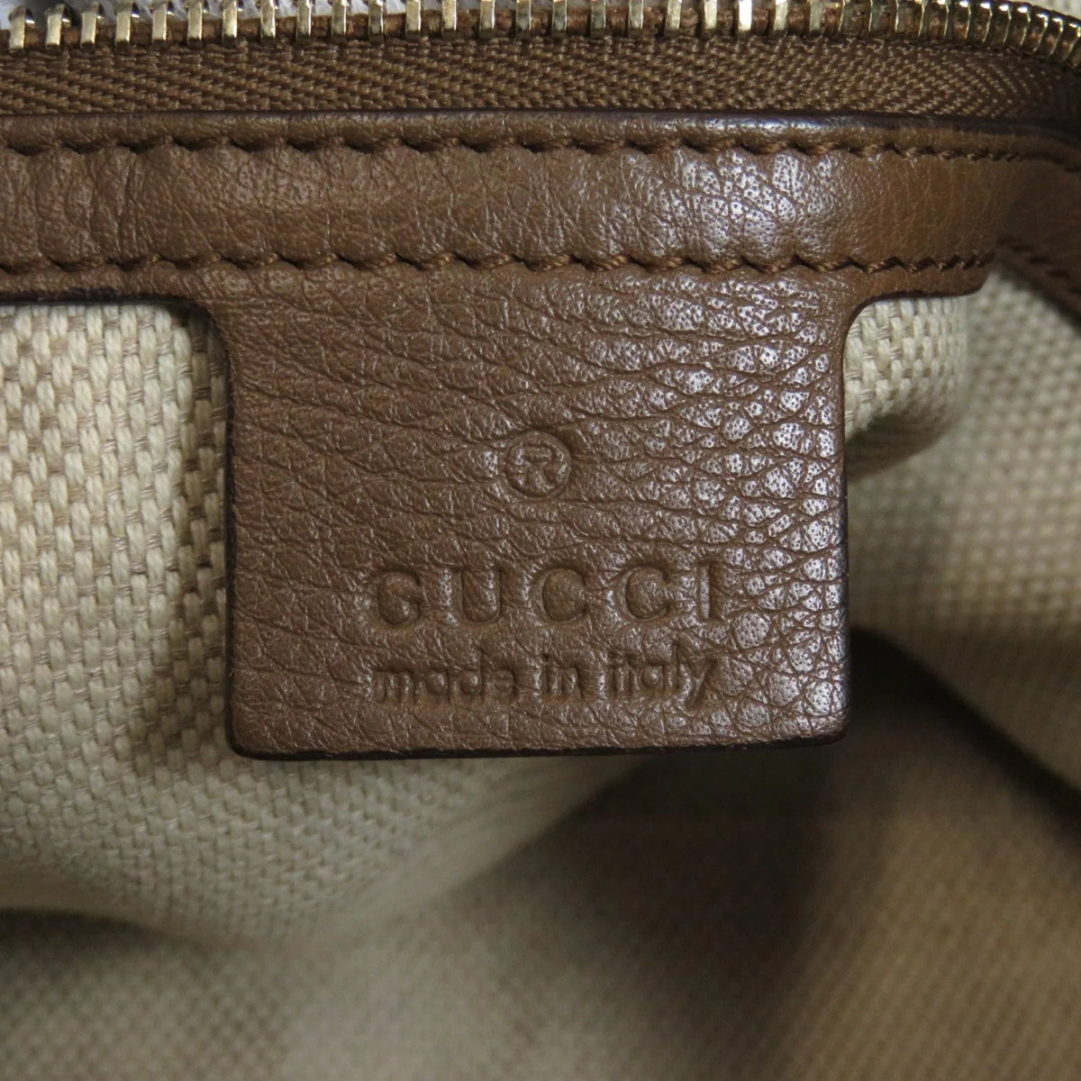 Bag Gucci Ladies Tote Chain Pre-Owned (Good) 308982 Soho Calf