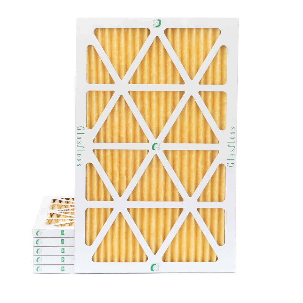 x 7/8 16x24x1 6 x 11 15-1/2 MERV Filters Pack of Actual Pleated by Size: Air 23-1/2 Glasfloss.