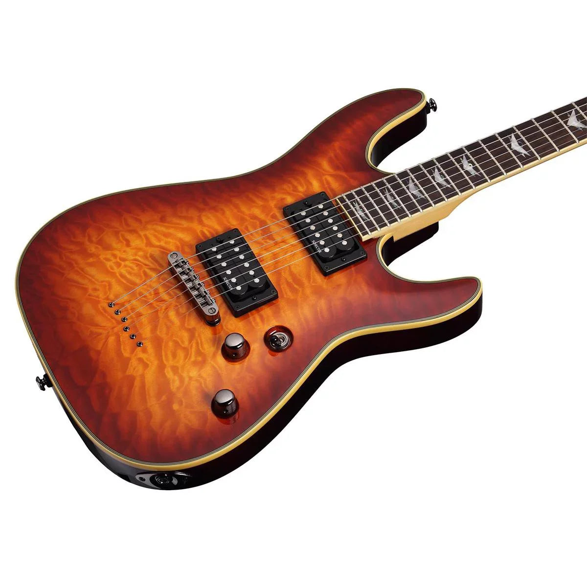 Sunburst) Extreme-6 (Vintage Omen Electric Guitar Schecter