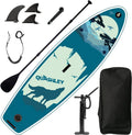 Accessories, Fishing Surfing, with for Stand for Wide Board Deck, Adults, Premium & Non-Slip Max 11'x33 Youth SUP x6 Stance, 330lbs Inflatable Up & Paddle