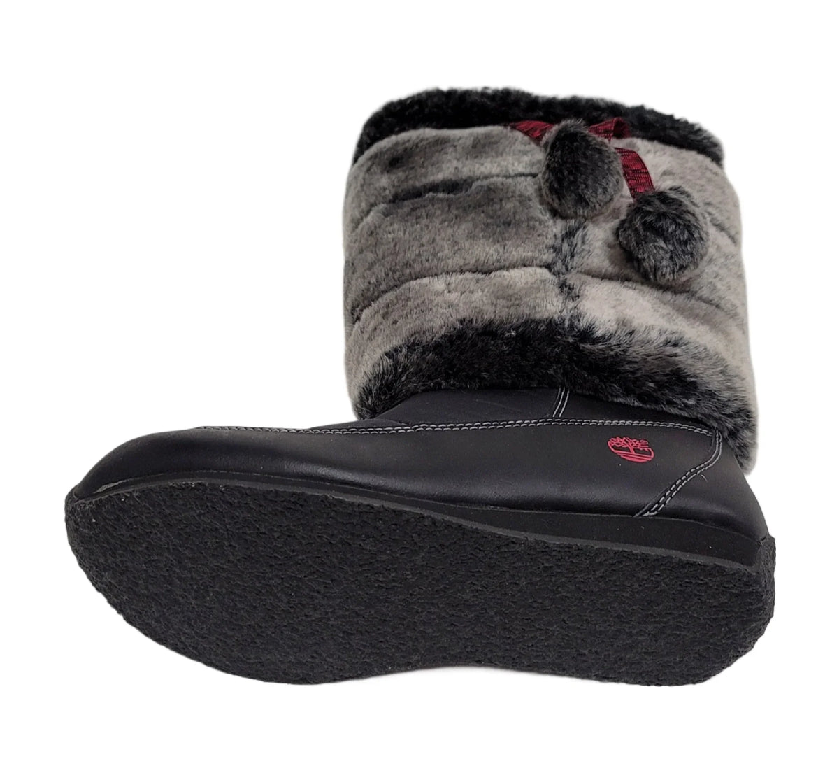 US Black Timberland Preschool Tall Youth Winterberry size 59794 1.5 Boot Fur Medium