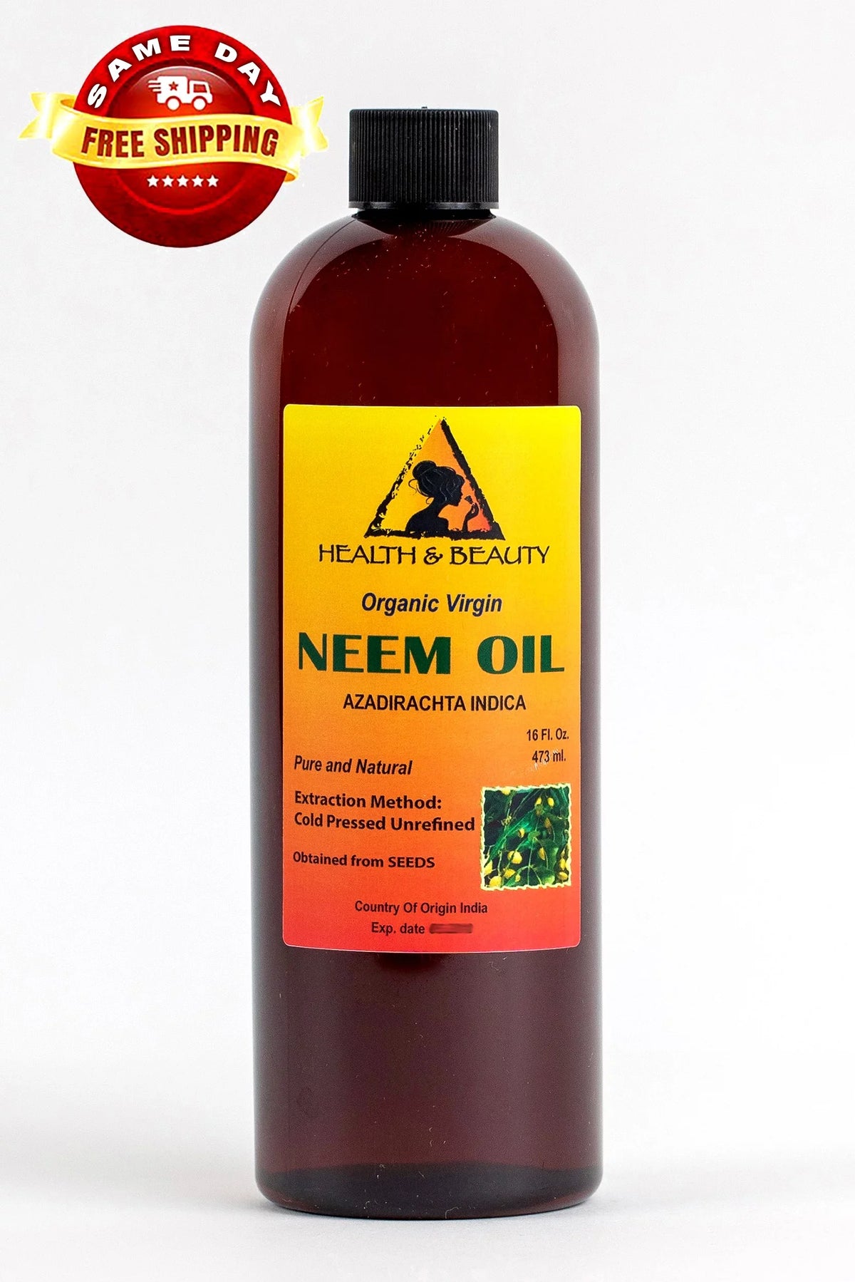 COLD RAW PURE NEEM PRESSED OZ ORGANIC VIRGIN 32 CONCENTRATE OIL UNREFINED