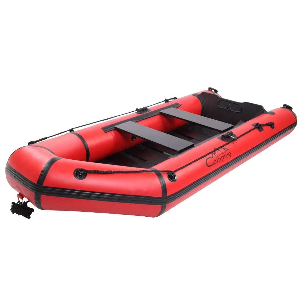 Boat Black Survivals Assault 330kg 10ft Red Adult PVC Camping Water