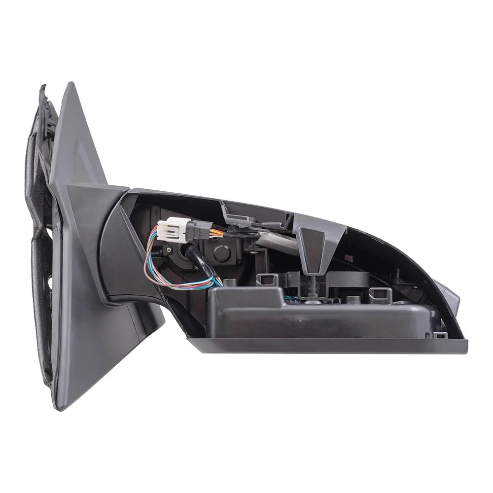 Heat-Side Without Power Mirror Black Brock Paint To Match View With Camera Passenger Replacement Signal Aftermarket Right
