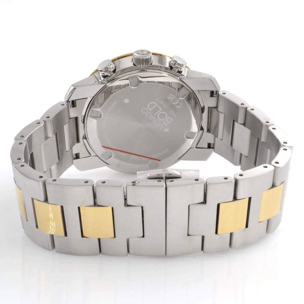 Watch Dial Chronograph Silver Bold 3600432 Men's Movado