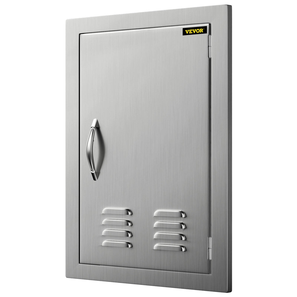 Door Storage Door Vertical with 17x24 Steel Vents for Stainless BBQ inch Island Single Access