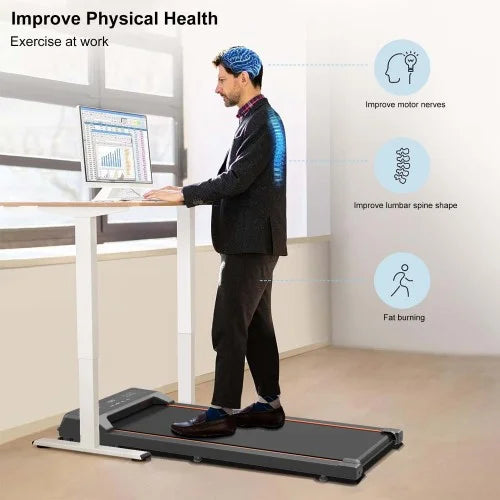 LED Walking Home 2.5HP Control Portable Remote 265LBS Under Office, for Pad and Display Desk Treadmill and Treadmill,
