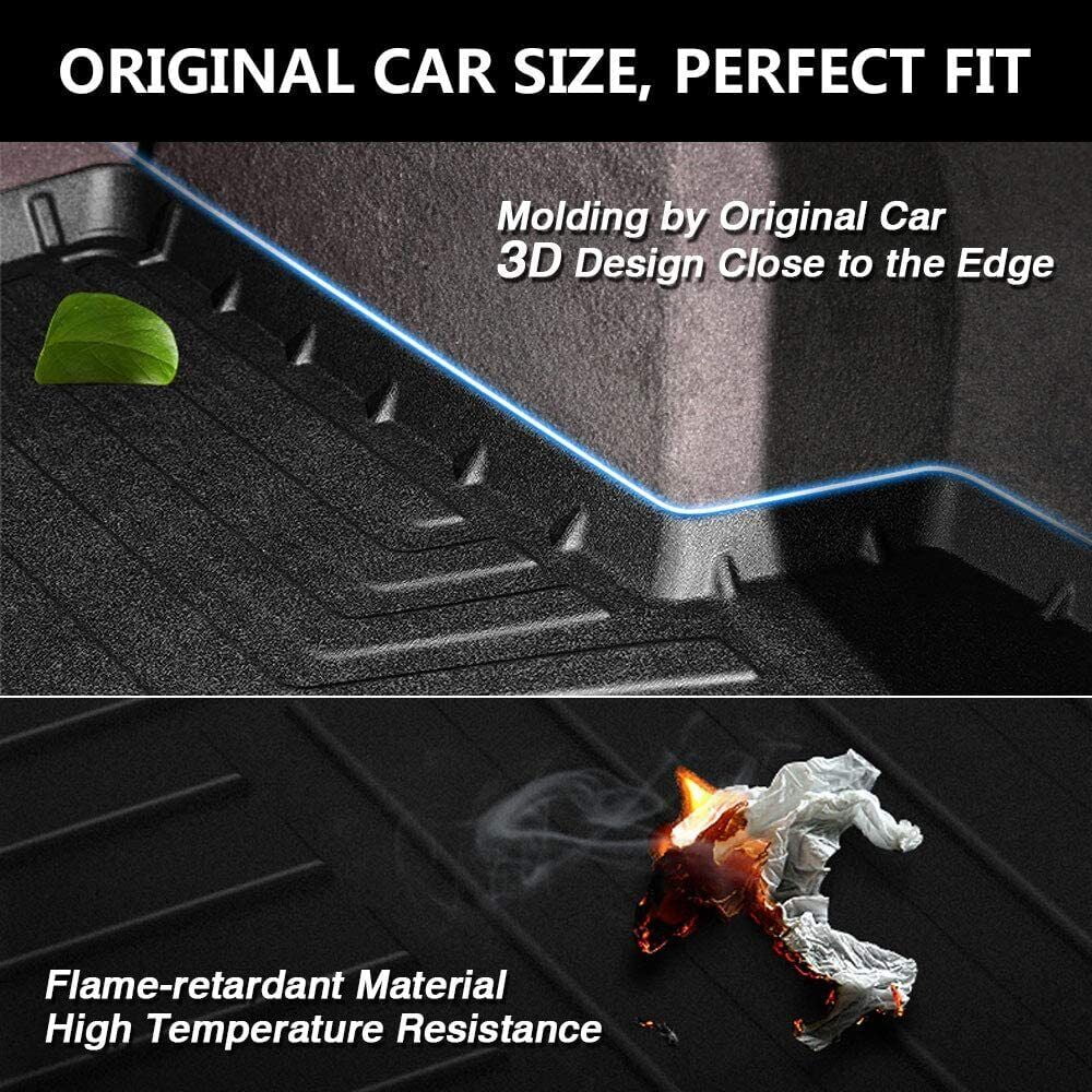 2019-2023 Waterproof Custom for Cherokee TPO Carpets Trunk Liner Jeep Mats Cargo