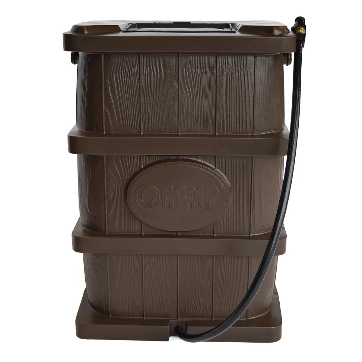 Pack) Grain Wood Barrel, Outdoor Brown (2 Gal Water Catcher 45 Rain FCMP