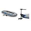 Speed Eight 5 Motor Oars Person w/2 Fishing Trolling Boat Intex & Set