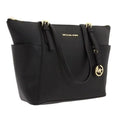 '- Set Michael Black - Tote Jet Saffiano 30F2GTTT8L-001 MICHAEL Top Zip Med. Travel Kors