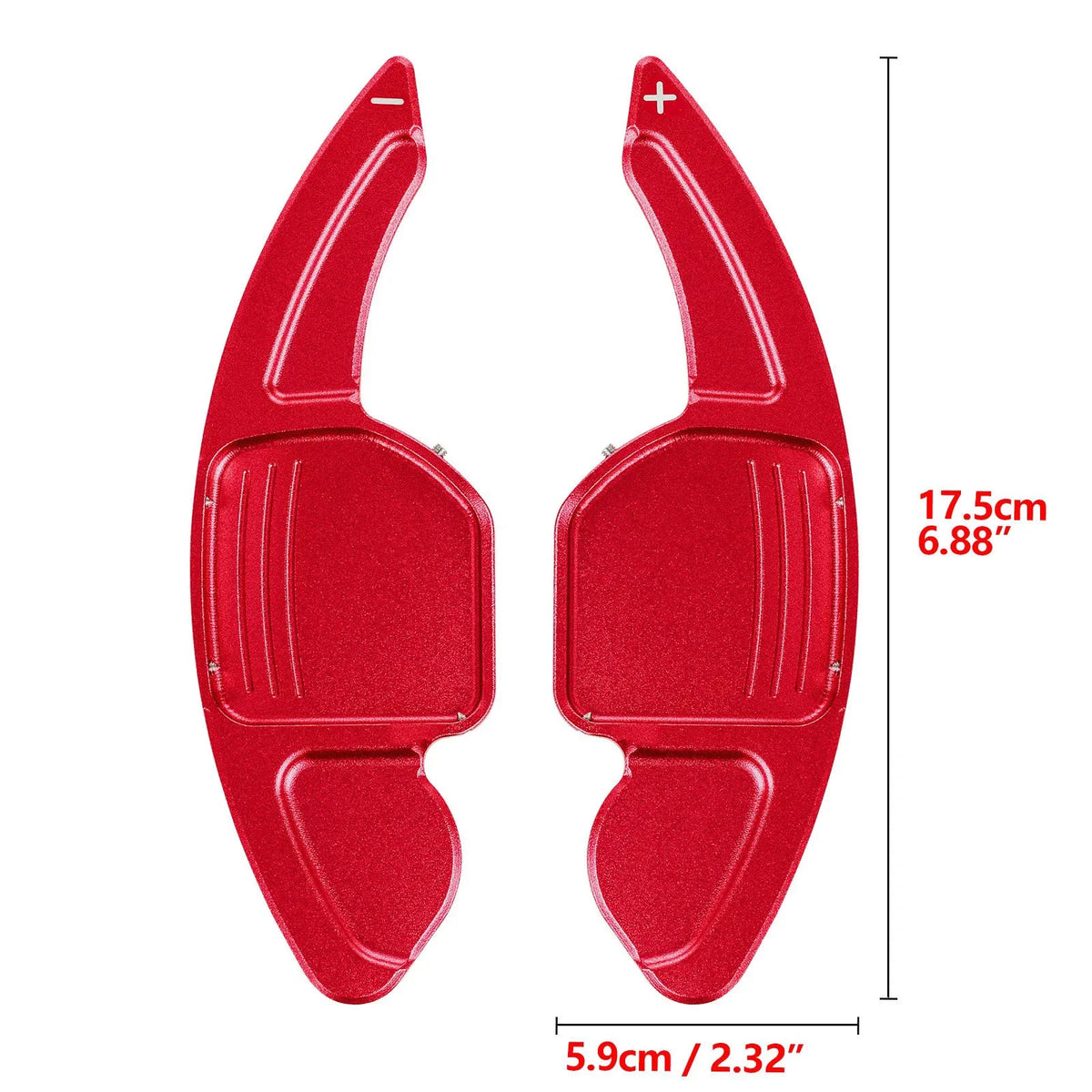 With Wheel Q3 Cover A8 Tech S5 A7 A6 SQ5 RS6 Shifter Q7 A5 S7 Audi (Red) S8 Q5 A3 Compatible Steering Trim, Aluminum RS3 Paddle CNC S6 A4 Xotic S4 Alloy, S3