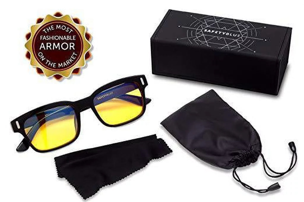 Computer Screen Glasses Retro Yellow (Unisex) Savior