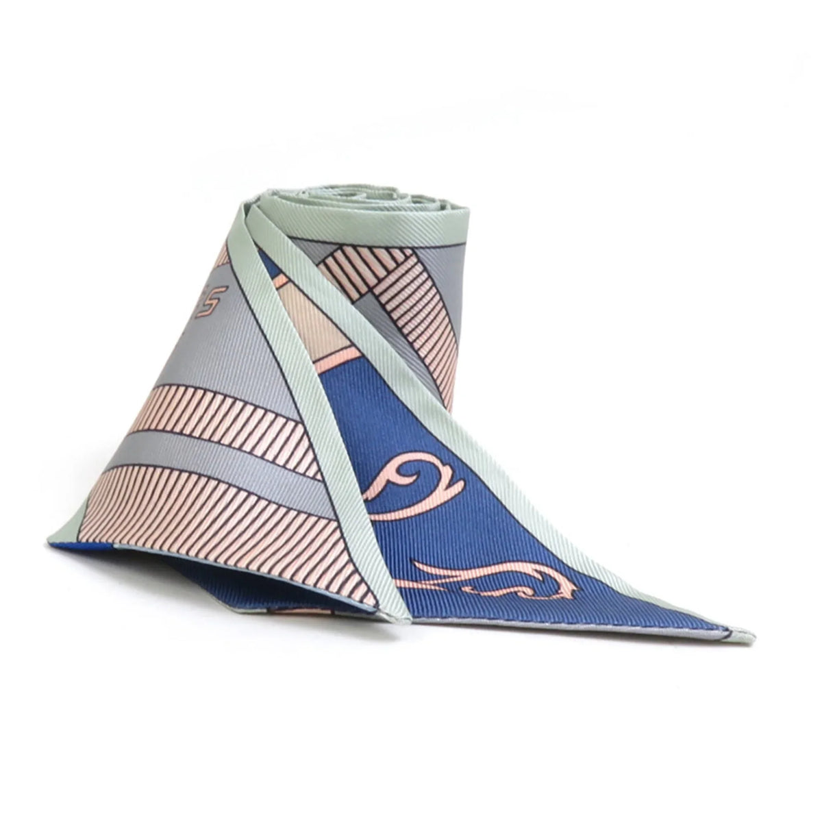 Women's (Good) Pre-Owned e58492f Muffler Twilly Silk Hermes Multicolor HERMES Scarf