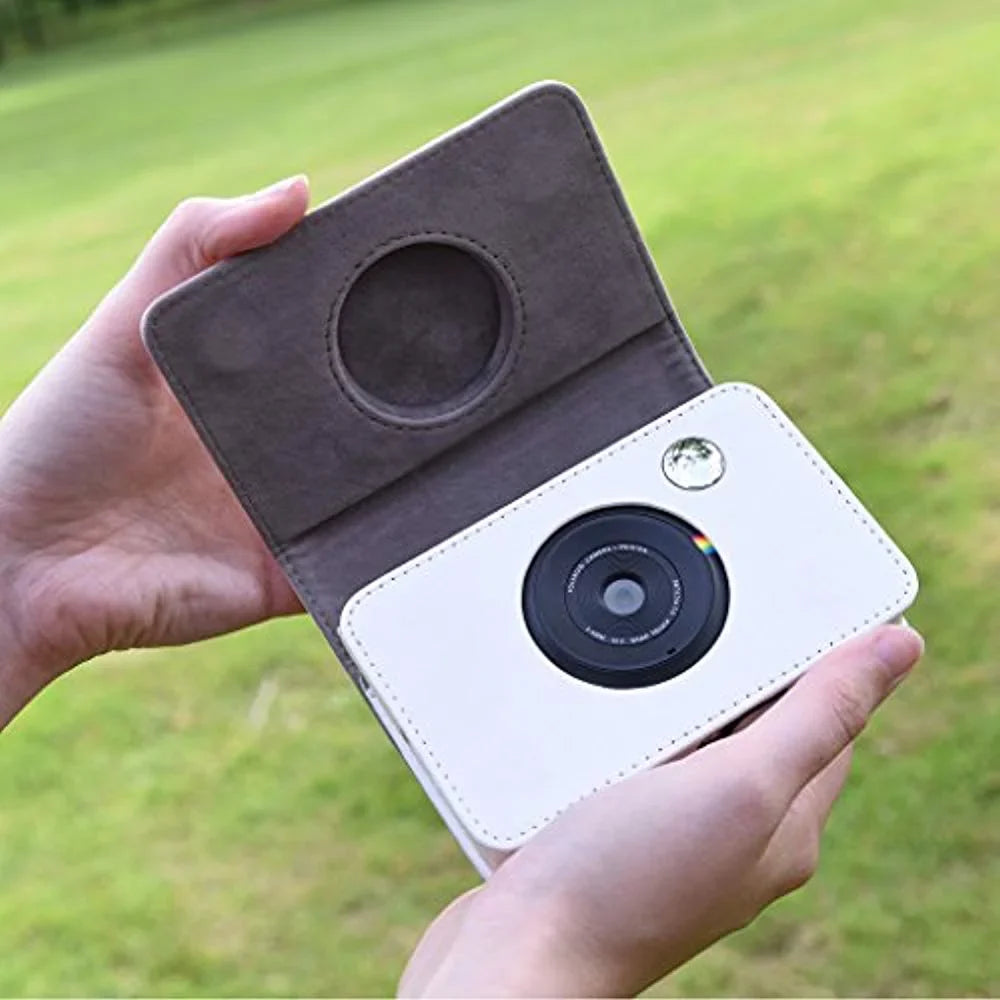 Camera Custom Touch for – Polaroid Leatherette Fit Design Print Digital (Blue) Case Snug Instant Snap