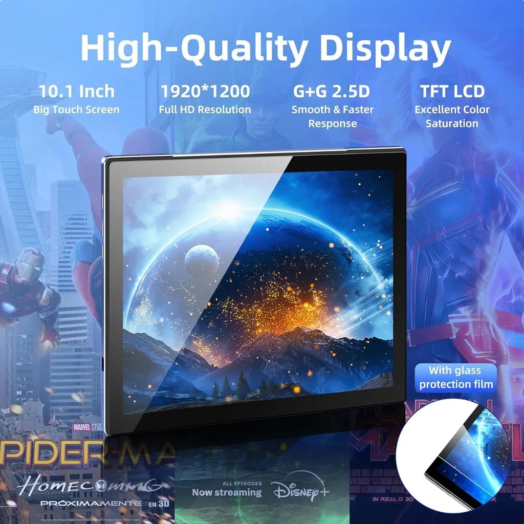 Entertainment Display, Your Center Ultimate Full Radio, 10.1": Android FM BYYBUO with 12 Tablet HD