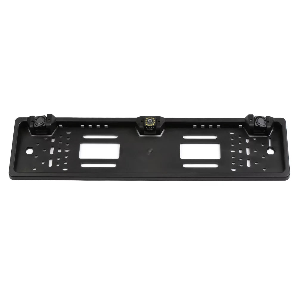 Rear 12 Frame MIXFEER LED View with European License Backup Plate Sensor Parking System Reversing Camera Camera