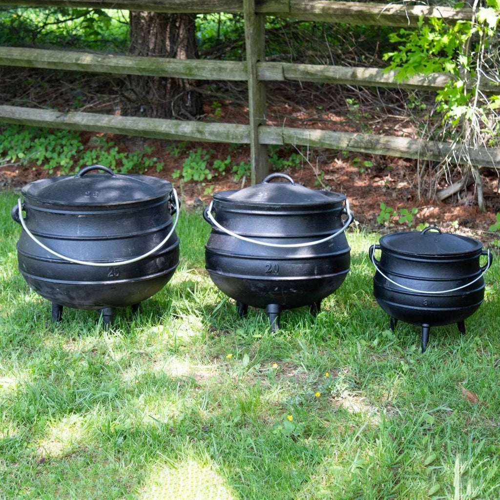 9 Dutch Gallon Kettle - And 16 Cooking Legs je Iron With Lid, Inch, Cast Campfire Oven 3