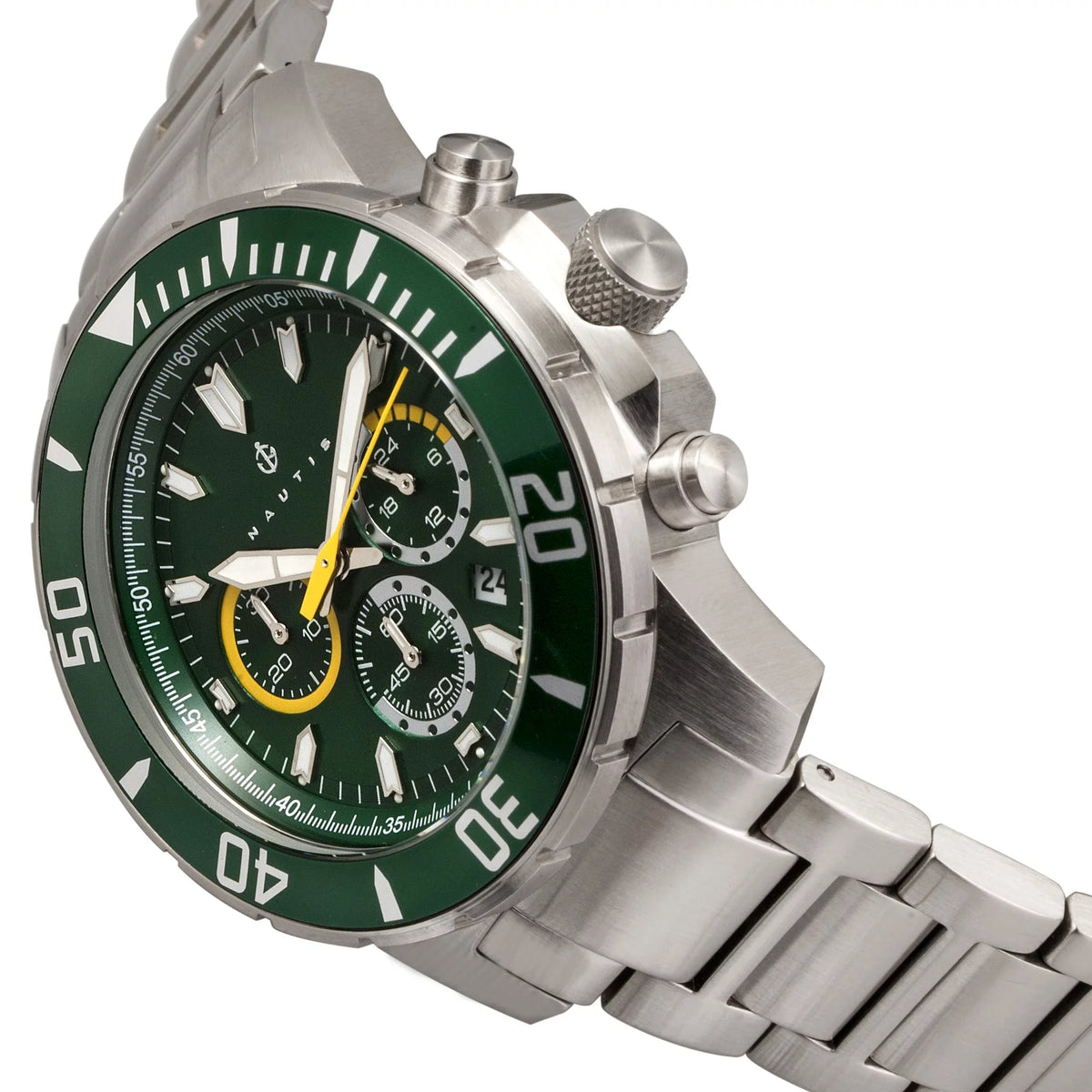 Chrono Bracelet Nautis Dive Chronograph - Green Watch 500
