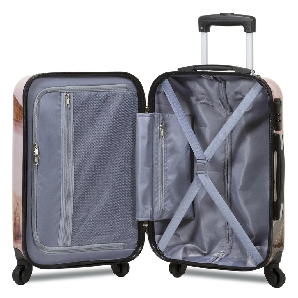 Paris Spinner Collection 3-Piece World Luggage Hardside Traveler Set
