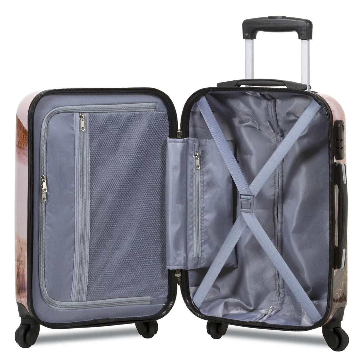 Paris Spinner Collection 3-Piece World Luggage Hardside Traveler Set