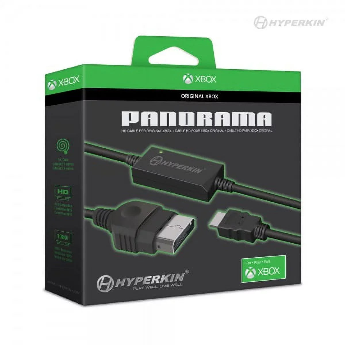 Cable Licensed Panorama for by Officially HD Original Xbox Xbox Hyperkin