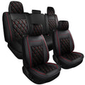 3500 Black-Red) Cab Sierra 1500/2500 for Silverado Covers Crew,Double,Extended HD Car Full Seat 2007-2023 Set HD GMC Set, / Truck(Full or Fit Pickup