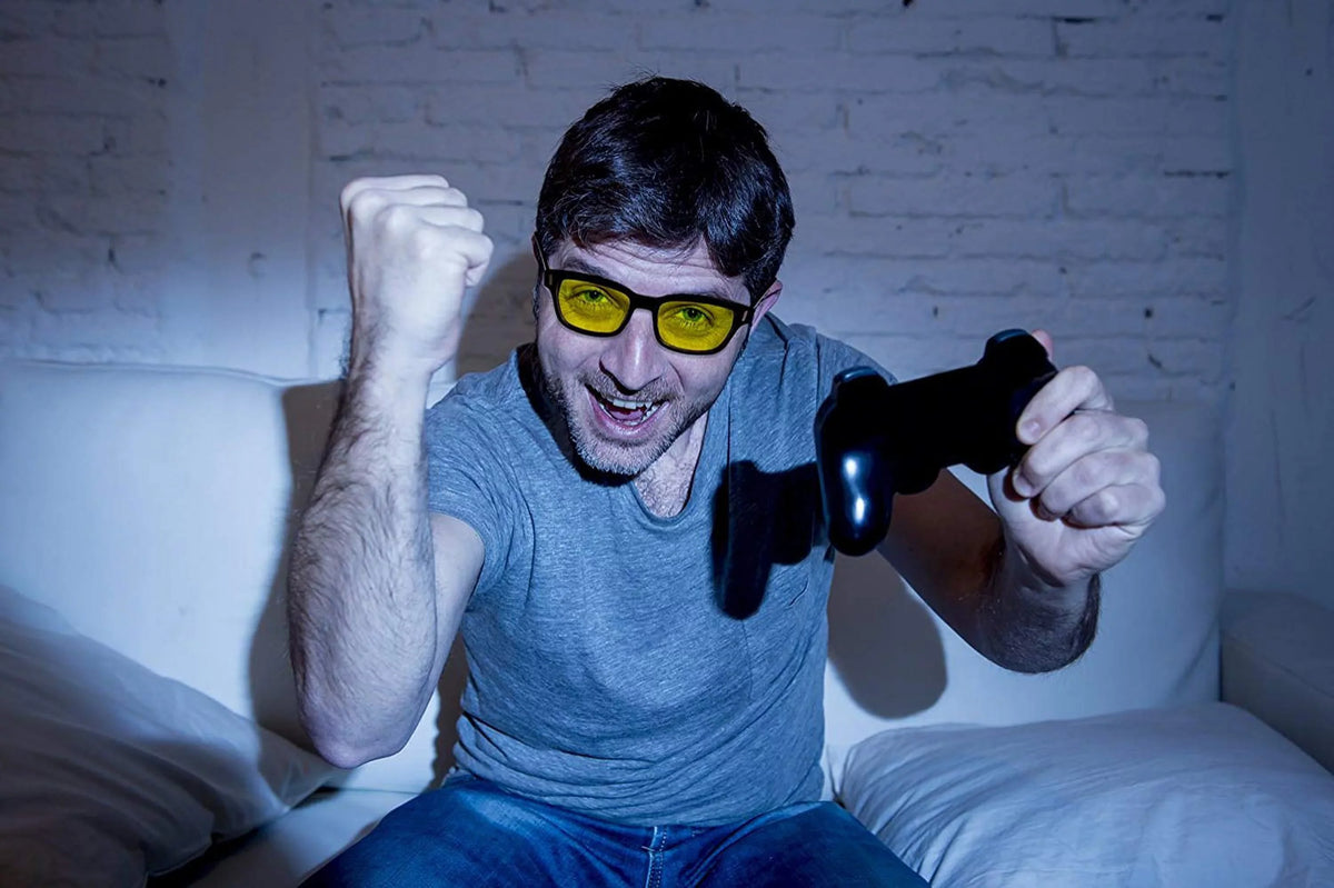 Computer Screen Glasses Retro Yellow (Unisex) Savior