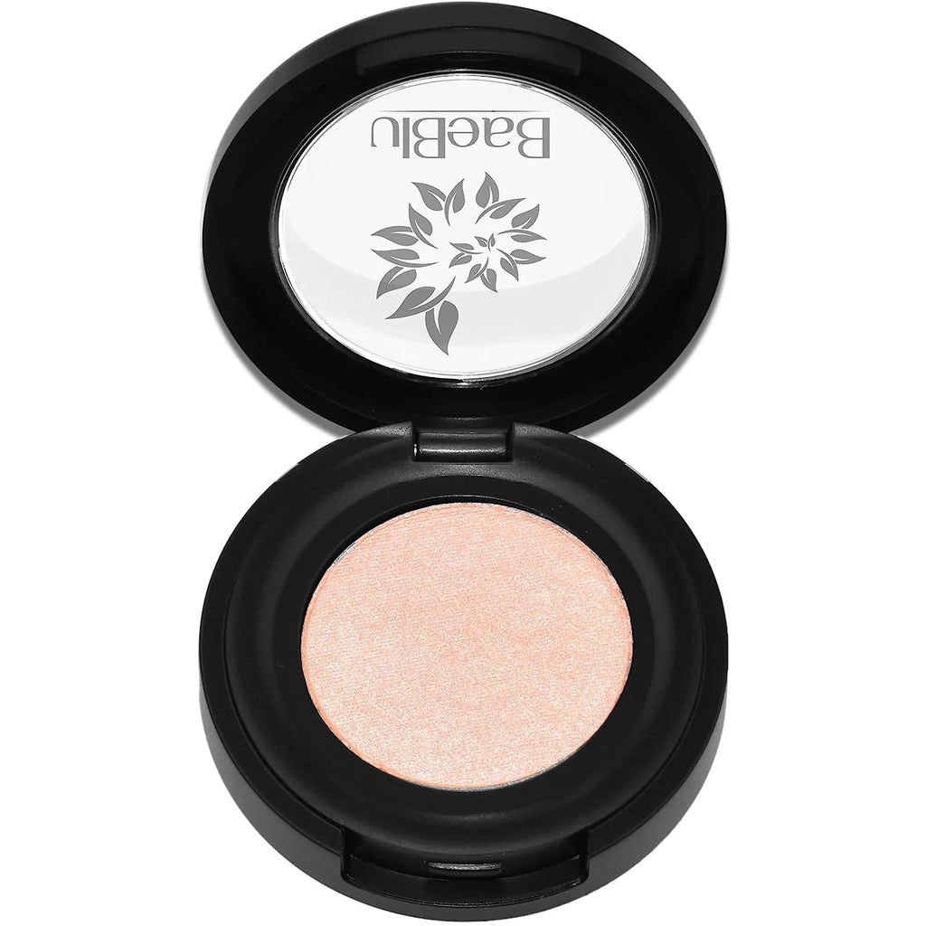 Ice Pressed Powder, Smooth Eyeshadow Velvety Peach USA, Natural BaeBlu Finely 100% Organic in Made Hypoallergenic