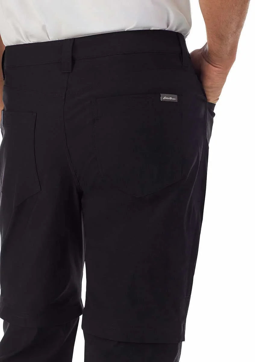 Lightweight Convertible (Black Eddie Pant 34x32) Bauer Mens