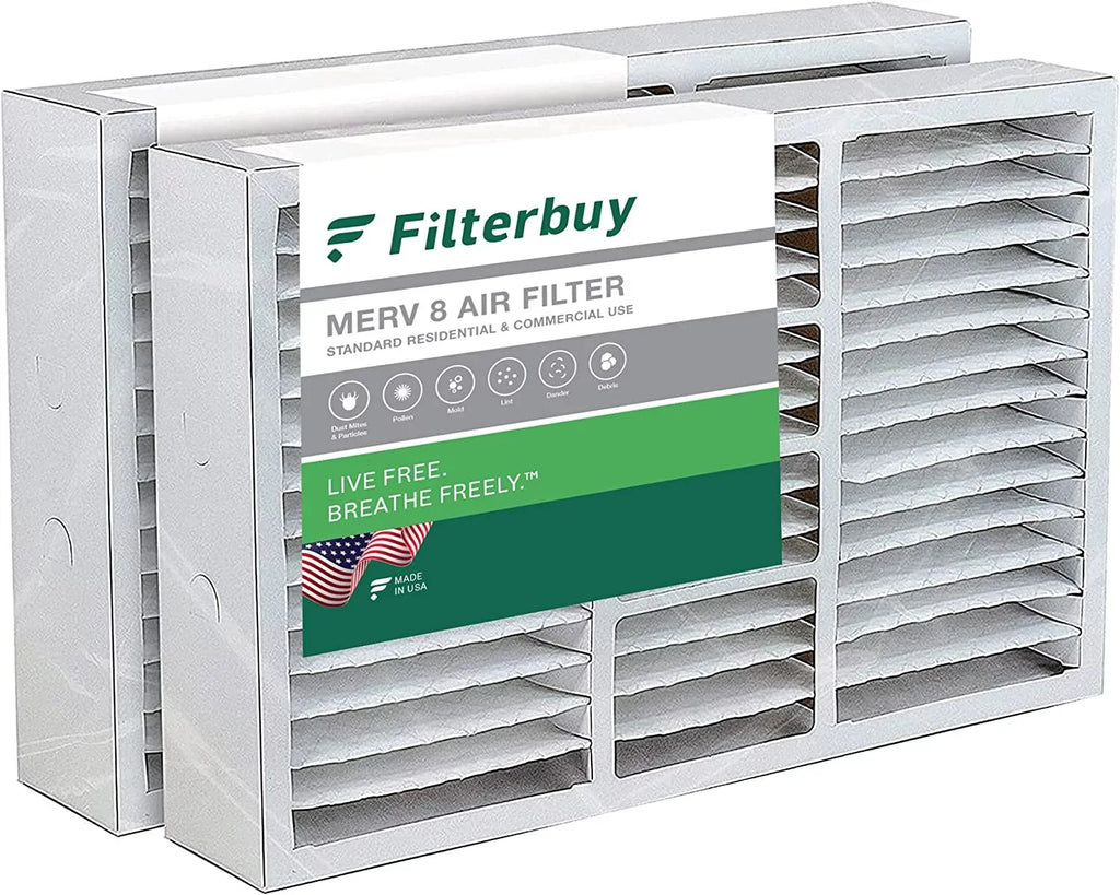 15.75x27.63x3.50 for (2-Pack) 104/2140 Pleated Air Space-Gard AC Aprilaire Furnace Filters Filterbuy HVAC 8 MERV