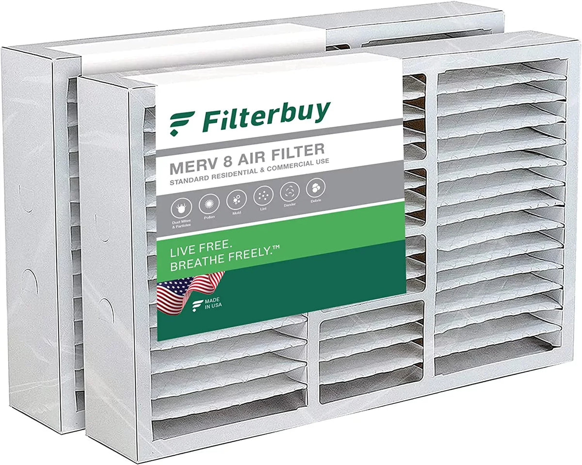 15.75x27.63x3.50 for (2-Pack) 104/2140 Pleated Air Space-Gard AC Aprilaire Furnace Filters Filterbuy HVAC 8 MERV