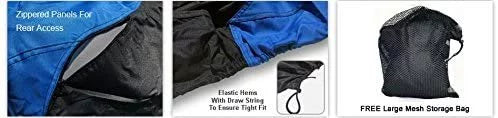 Covers Weatherproof Blue/Black Trailerable for 2015-2016 V1 Includes More! UV Storage Wave All - Yamaha Bag Rays, Trailer Straps - and from Protects Jet - - Sun, Weather and Rain, Color Runner Ski