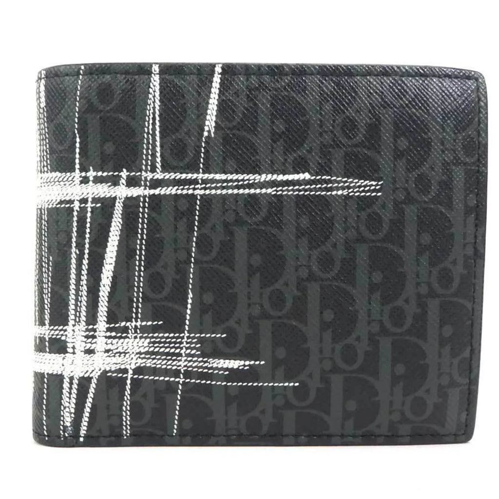 Pre-Owned (Good) wallet HOMME black series men leather Dior Homme folio DIOR