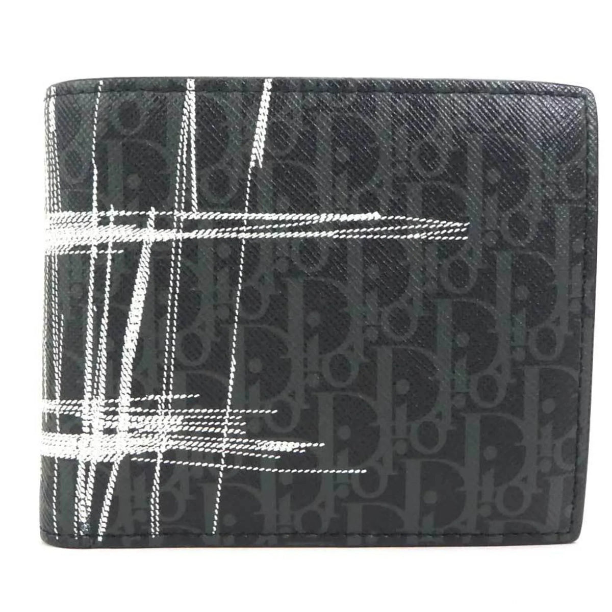 Pre-Owned (Good) wallet HOMME black series men leather Dior Homme folio DIOR