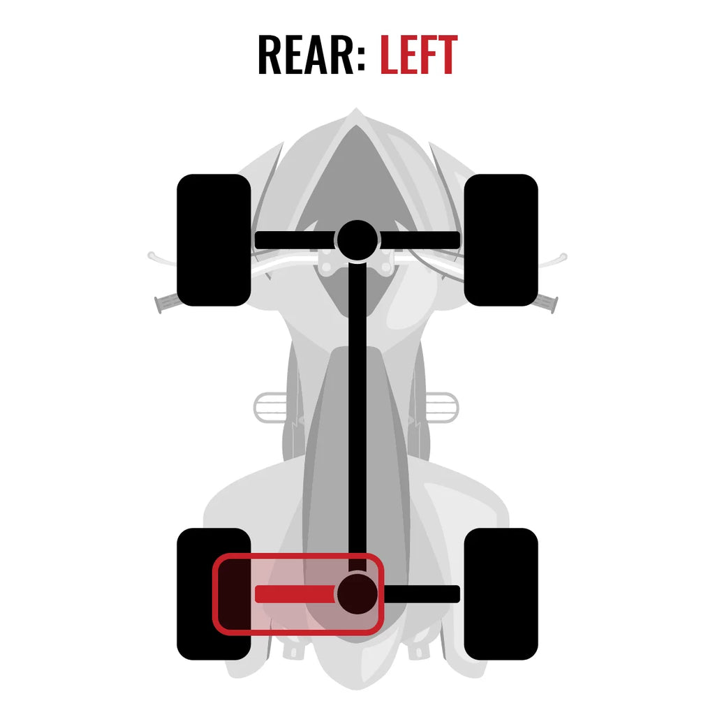 Auto compatible YFM700 Yamaha XT with Rear Axle Left SE 4x4 FI EPS Sixity Grizzly 2014-2015