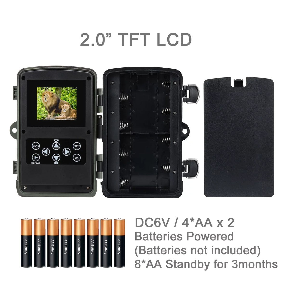 SuntekCam Card 36MP IR with Hunting Trail 4K Camera Night Vision HC-812A Wildgame Wildlife TF Monitors LED Waterproof 32GB Monitor Camera Trail Trail Hunting with