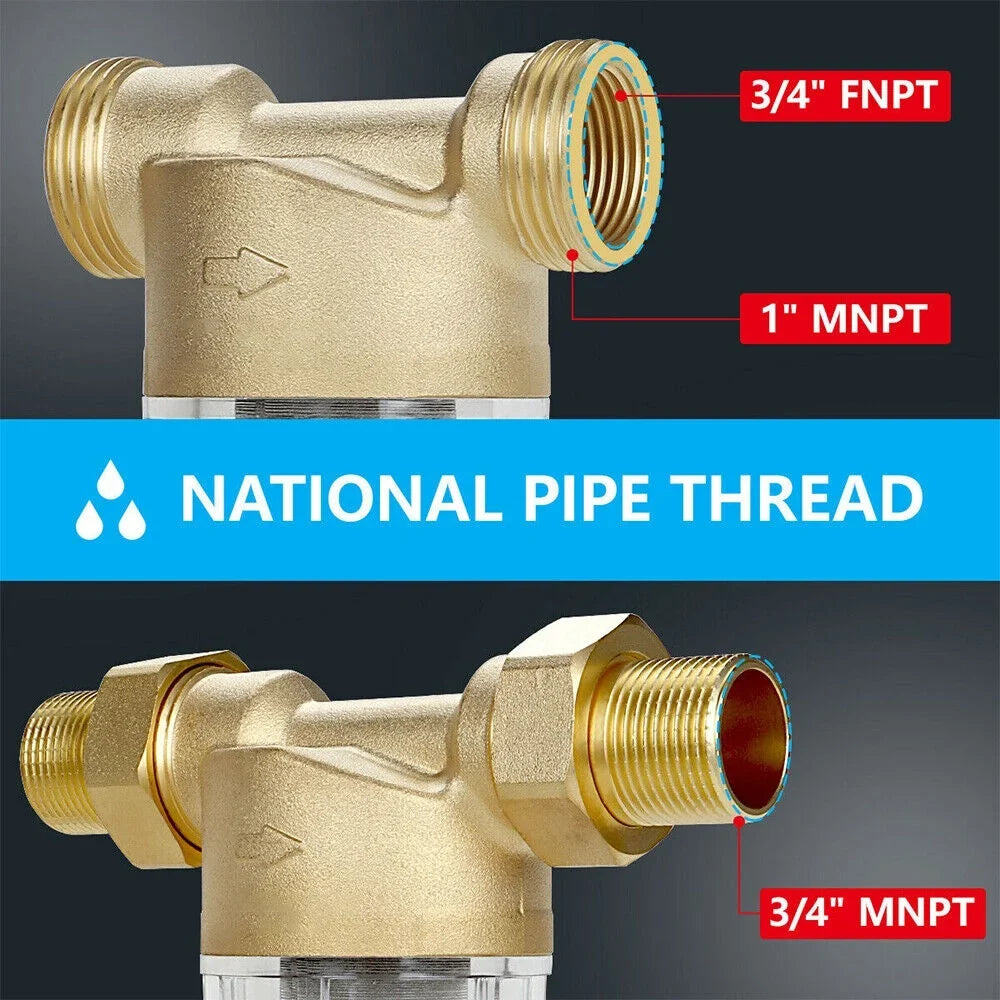 All Pipes Prevention Maintenance Rust Jahy2Tech Fits Primary Easy Pre-Filter Water Washable