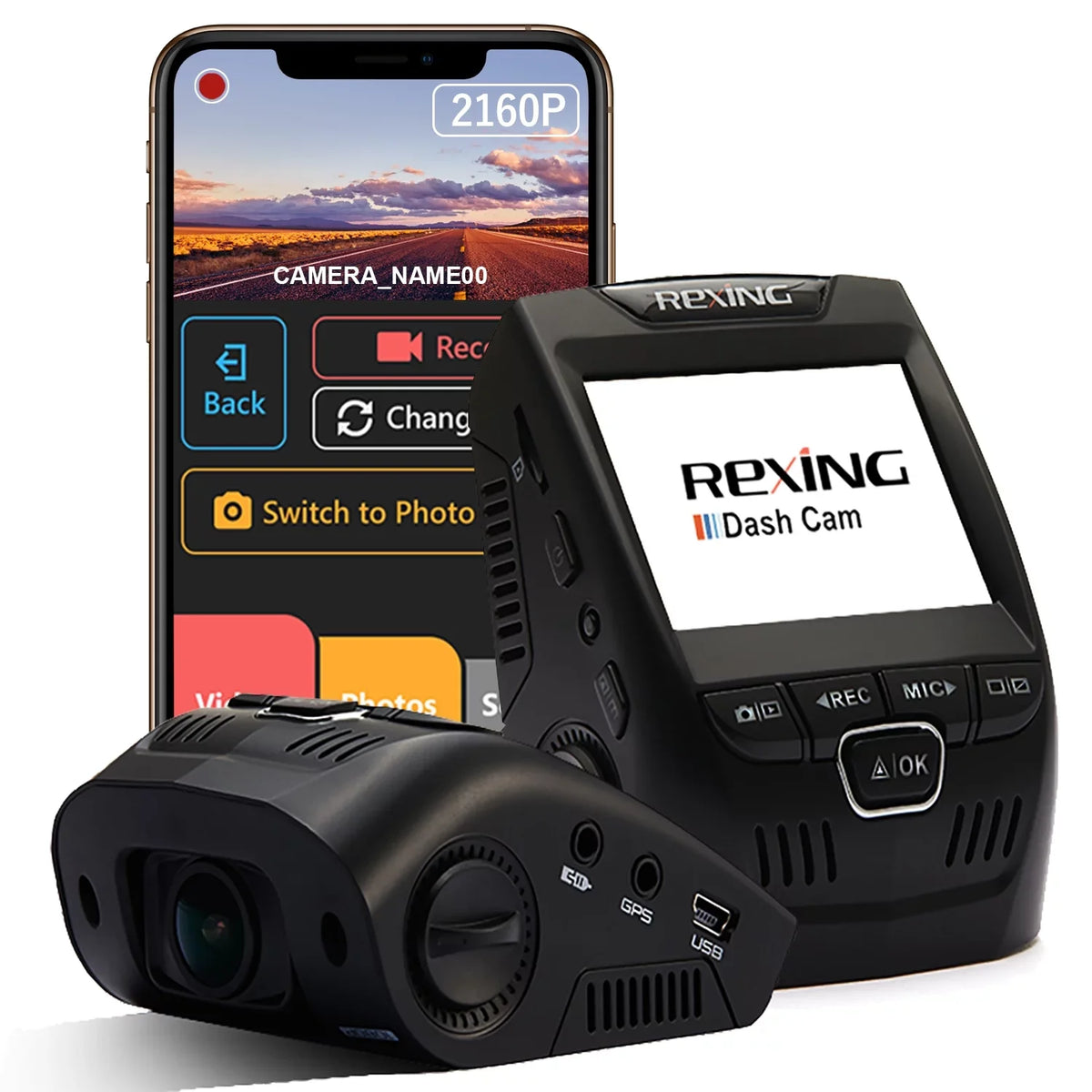 Car HD Cam Dash Ultra Rexing V1-4K