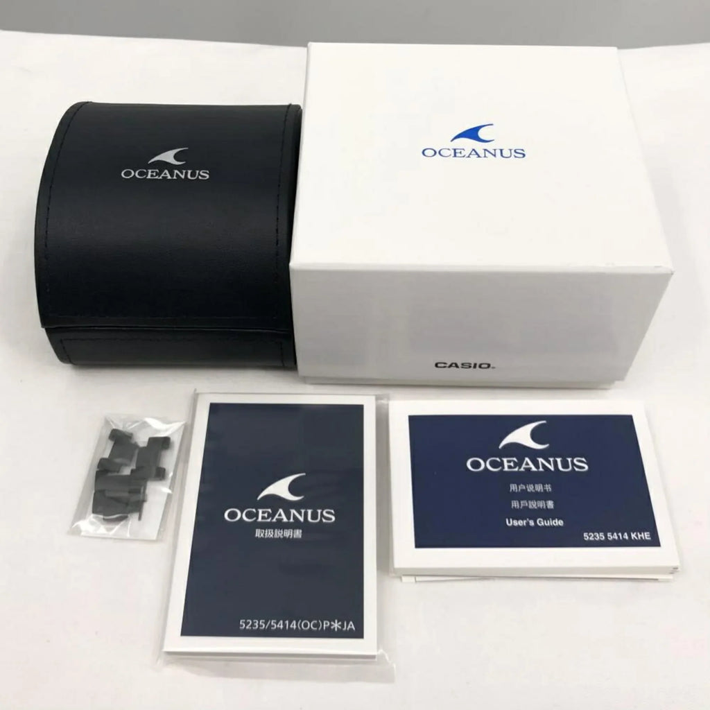 Quartz Black Solar OCIANUS Radio OCW-S100B-1AJF (Fair) Pre-Owned Casio CASIO